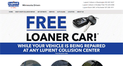 Desktop Screenshot of lupientcollision.com